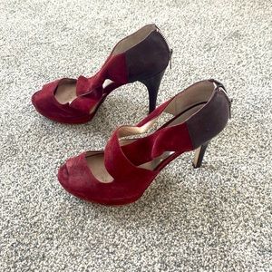 Michael Kors Garnet Velvet Heels
